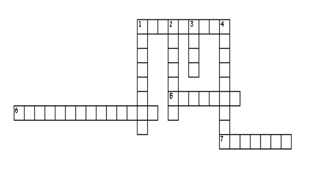 Sulphur Criss Cross Puzzle.