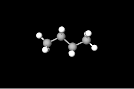 This is structural  3D model of Butane.